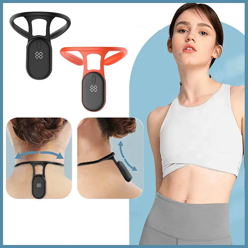 Smart Posture Corrector Miicro Vibration Posture Training Reminder Sensor Back Posture Neck Hump Corrector for Adult and Kids